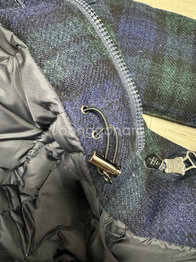 에디피스 해리스 트위드 다운 코트 자켓--4