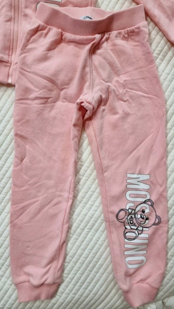 MOSCHINO kids 모스키노 키즈 3y 상하복세트 후드집업 스커트 유아 90 95 100 곰돌이 맨투맨2y 이미지