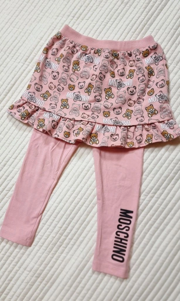 MOSCHINO kids 모스키노 키즈 3y 상하복세트 후드집업 스커트 유아 90 95 100 곰돌이 맨투맨2y 이미지