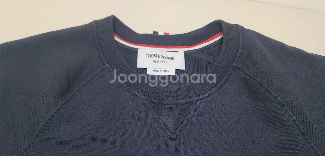 톰브라운 반팔 스웨트셔츠--7