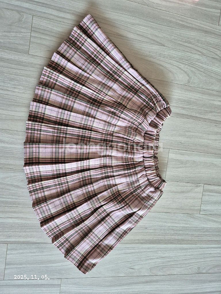 스파오 키즈 플리츠 스커트 140--0