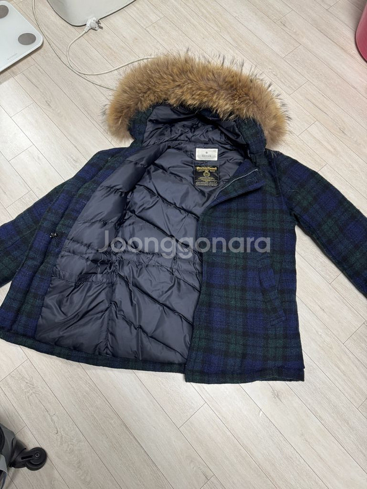 에디피스 해리스 트위드 다운 코트 자켓--9