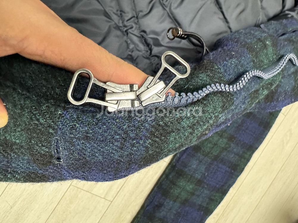 에디피스 해리스 트위드 다운 코트 자켓--11