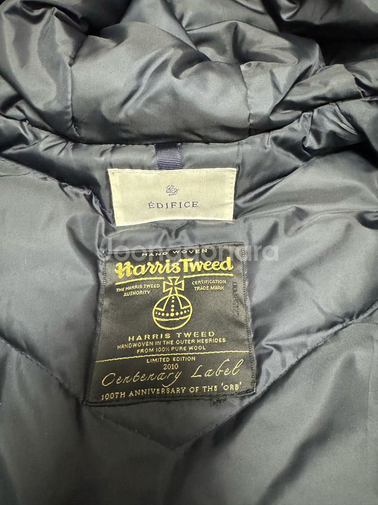 에디피스 해리스 트위드 다운 코트 자켓--14