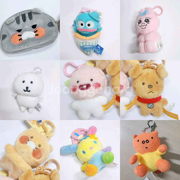 인형 키링 판매 (춘식이, 빤쮸토끼,한교동,우사히나, 흰둥이,카피바라)--0