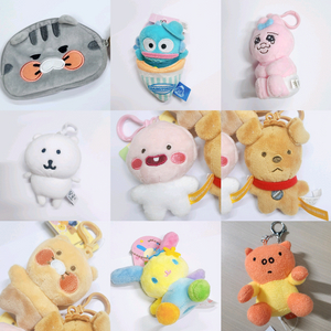 인형 키링 판매 (춘식이, 빤쮸토끼,한교동,우사히나, 흰둥이,카피바라)