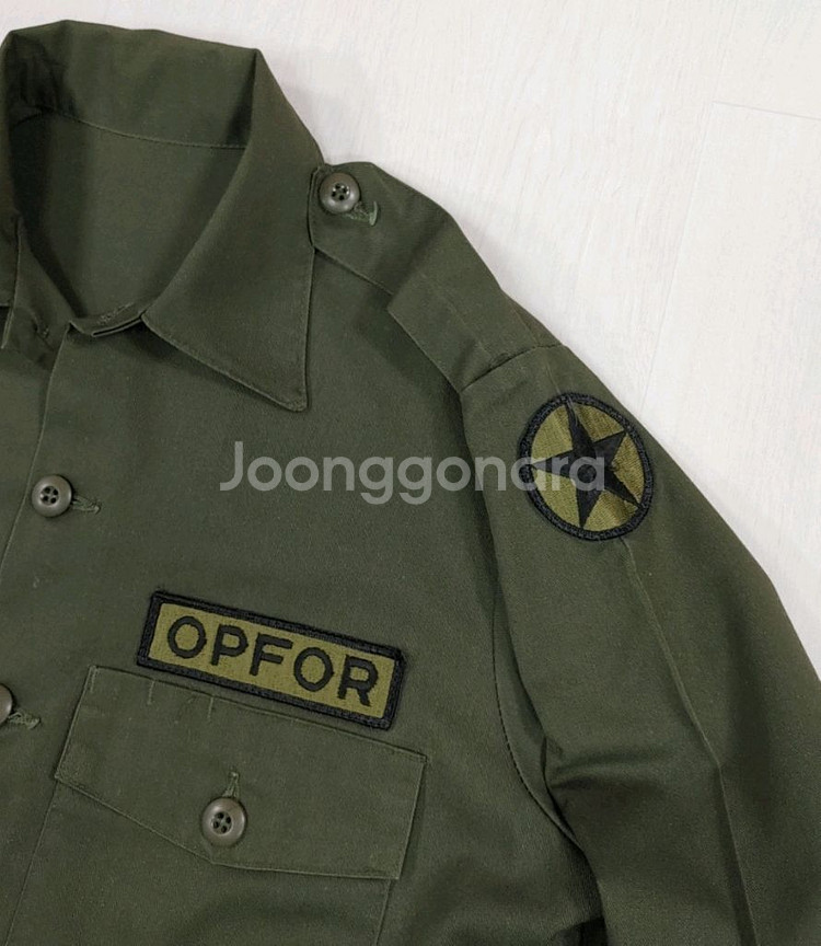 80년대 미육군 전문대항군 유틸리티셔츠 15.5-33--2