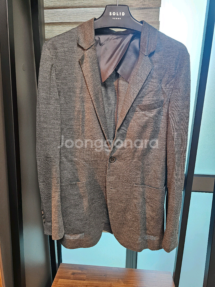 솔리드옴므 남성 니트자켓--0