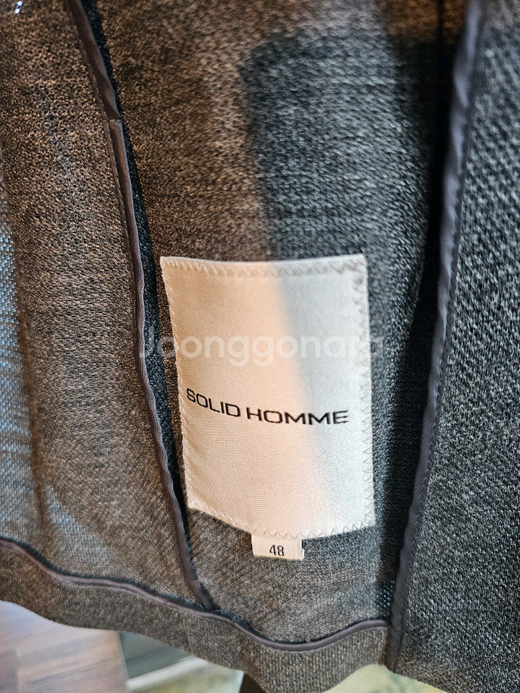 솔리드옴므 남성 니트자켓--1