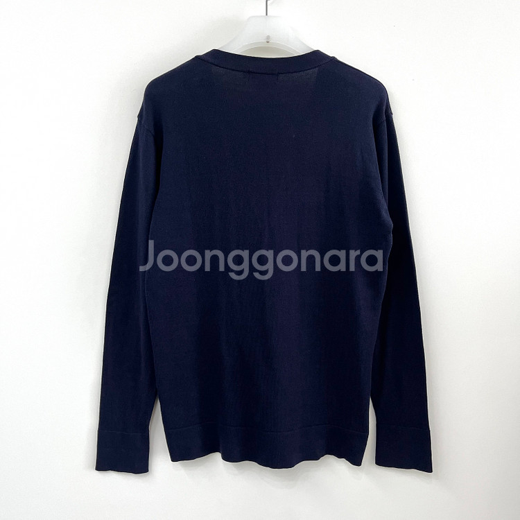 폴로 랄프로렌 화이트 포니 네이비 니트 가디건--2