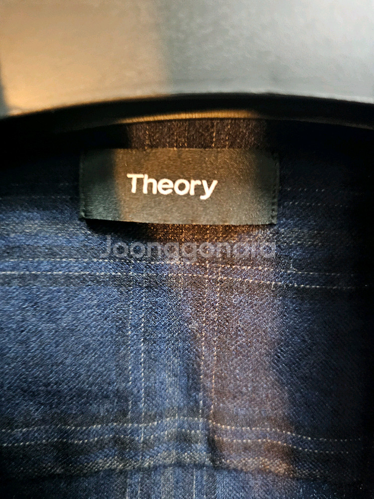 띠어리 체크 셔츠 m--1