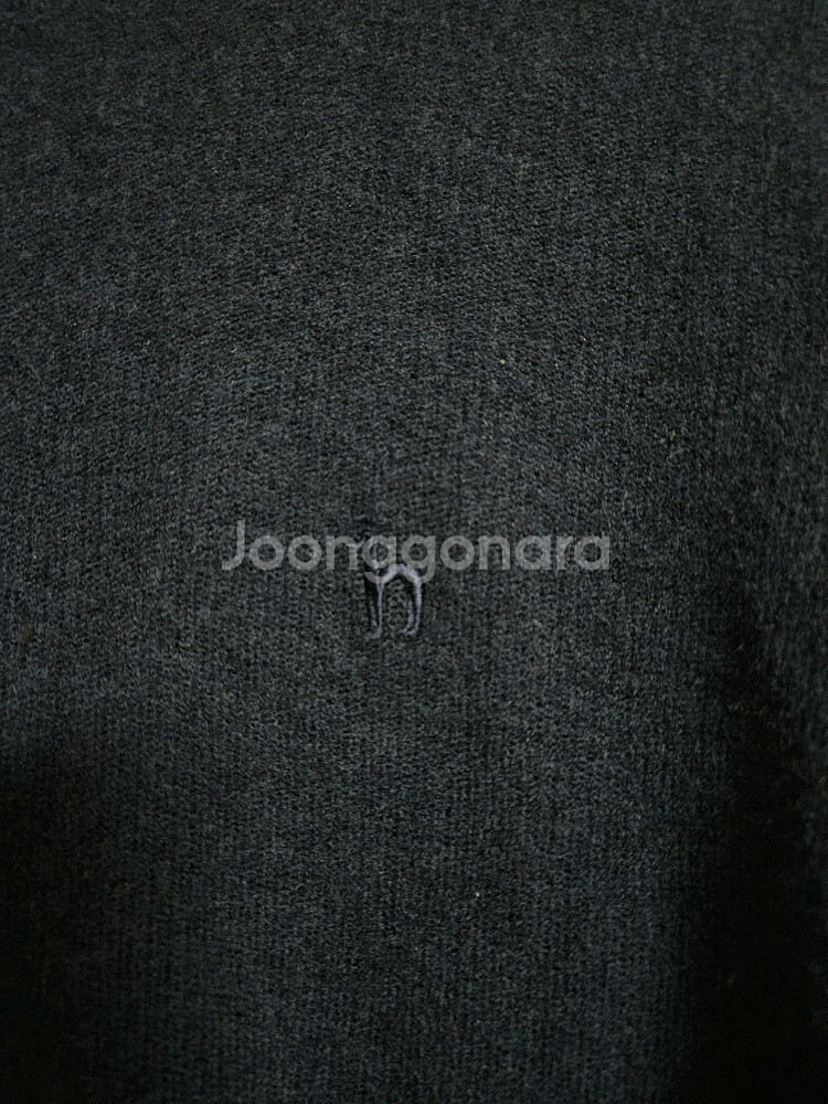 헤지스 모100% 새거수준 집업가디건 니트 후리스--4