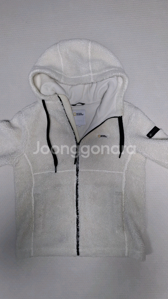 내셔널지오그래픽 뽀글이 후드집업 S 20년식--2