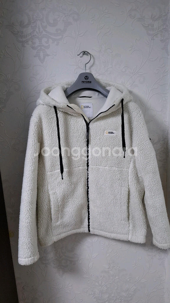 내셔널지오그래픽 뽀글이 후드집업 S 20년식--0