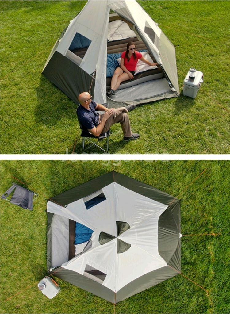 오자크 트레일 인디언텐트 7인 초대형 캠핑 텐트--3