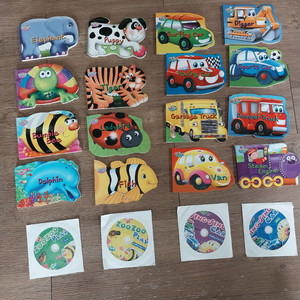 싱싱카+주주플레이 영어보드북 16권+CD4장