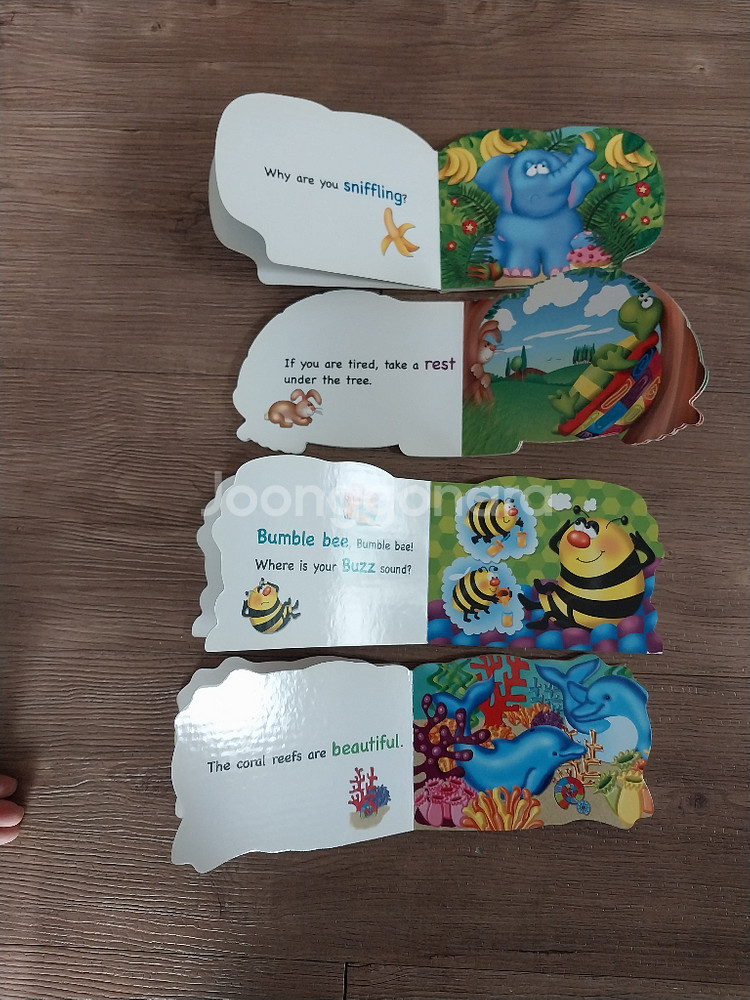 싱싱카+주주플레이 영어보드북 16권+CD4장--5