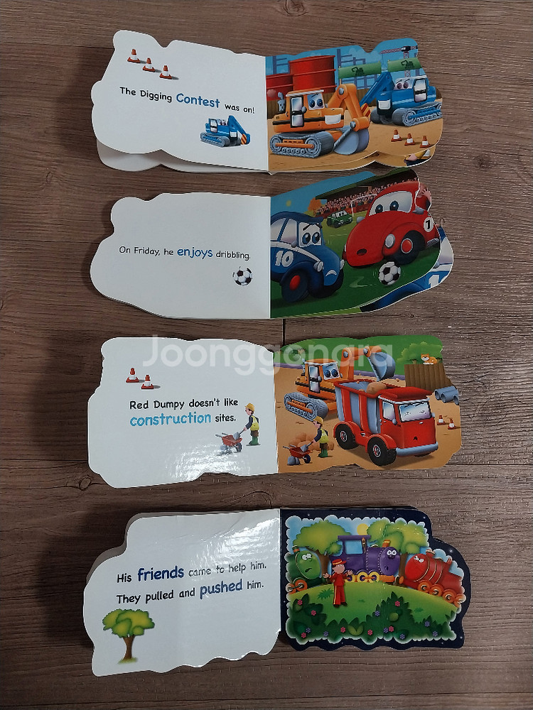 싱싱카+주주플레이 영어보드북 16권+CD4장--3