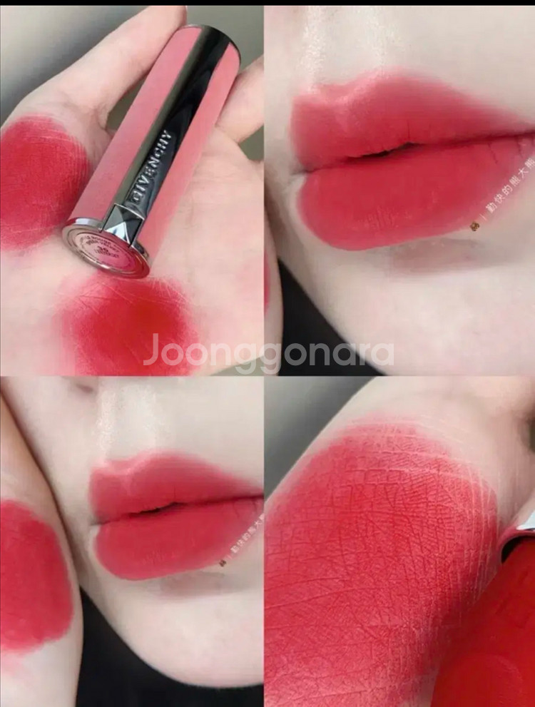 지방시 르 루즈 쉬어 벨벳 N36 벨벳 매트 립스틱 신민아립스틱 레드립--4
