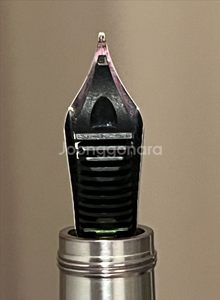 몽블랑 루즈앤느와 블랙 만년필 F--4