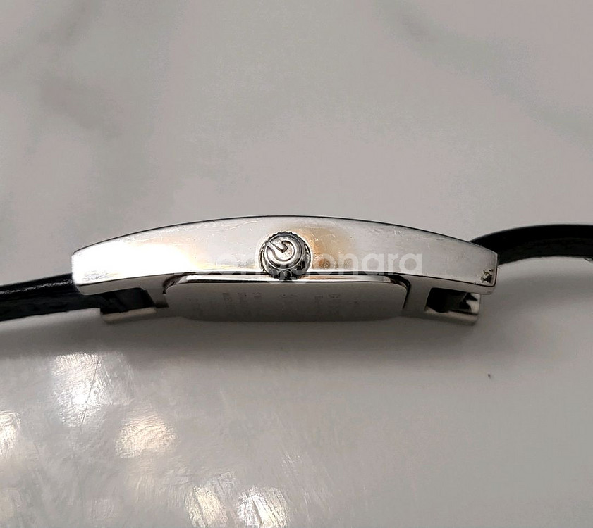 구찌 은장 여성 3900L 가죽 시계 손목시계 여자 팔찌--6