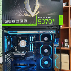 미사용 ) 9800X3D & RTX5070TI 컴퓨터