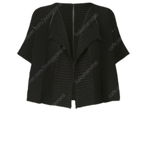 이세이미야케 플리츠플리즈 칼럼니트 가디건 블랙 새상품