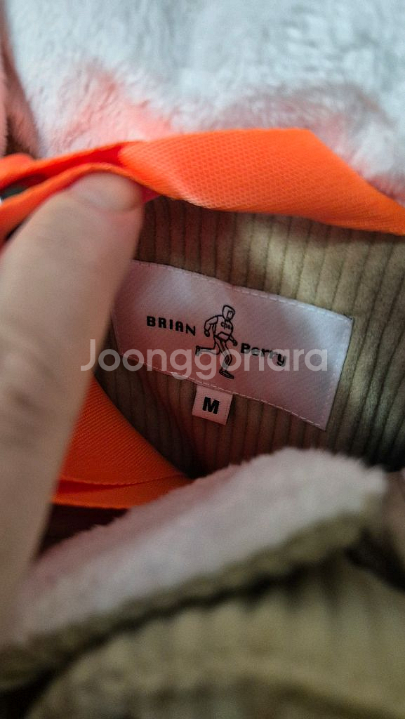 브라이언 베리 코듀로이 구스패딩 M사이즈--1