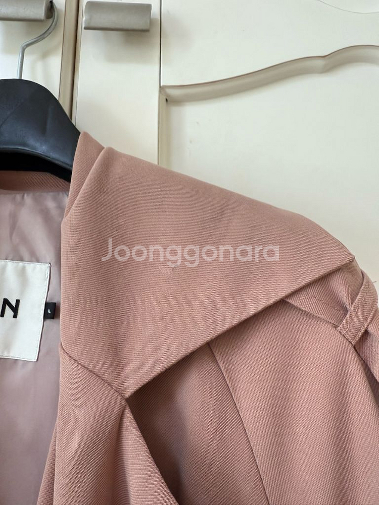 브랜드 NAIN 인디핑크 트렌치코트--4