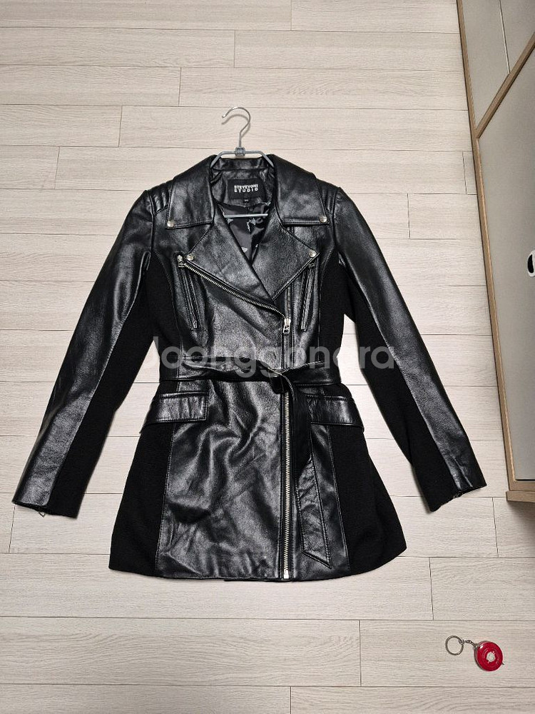 스티비오니 스튜디오 가죽 코트--0