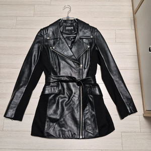 스티비오니 스튜디오 가죽 코트