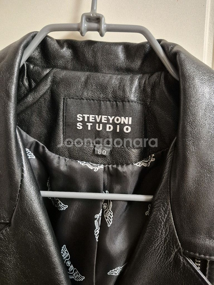 스티비오니 스튜디오 가죽 코트--1