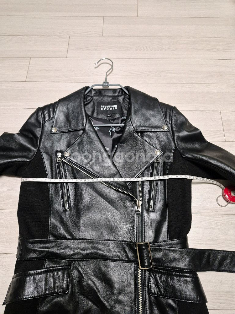 스티비오니 스튜디오 가죽 코트--4