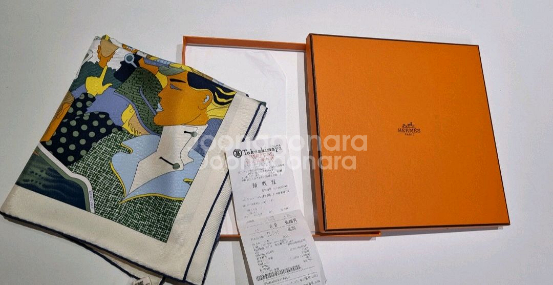 에르메스 까레 9090사이즈 새상품--3