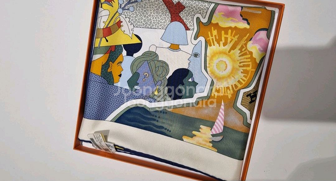 에르메스 까레 9090사이즈 새상품--7