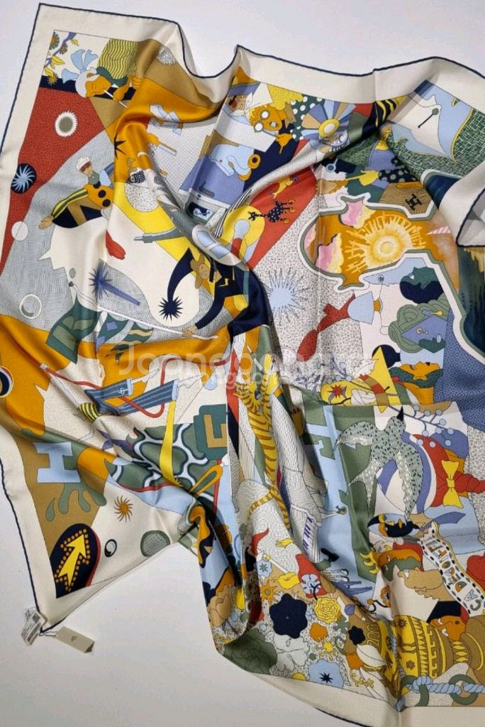 에르메스 까레 9090사이즈 새상품--5