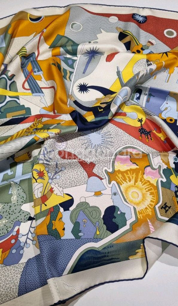 에르메스 까레 9090사이즈 새상품--6