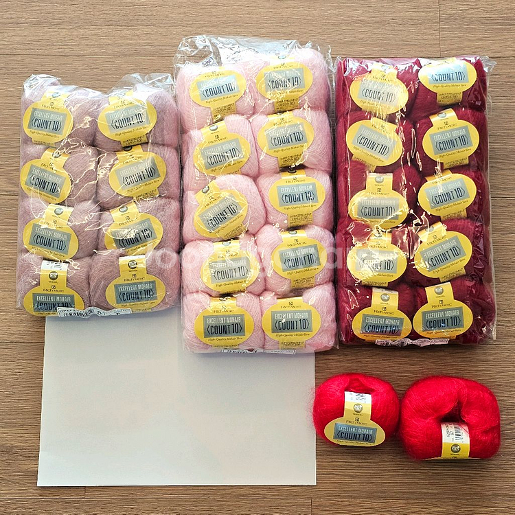 리치모아 엑설런트 모헤어 카운트 10 뜨개실 털실--0