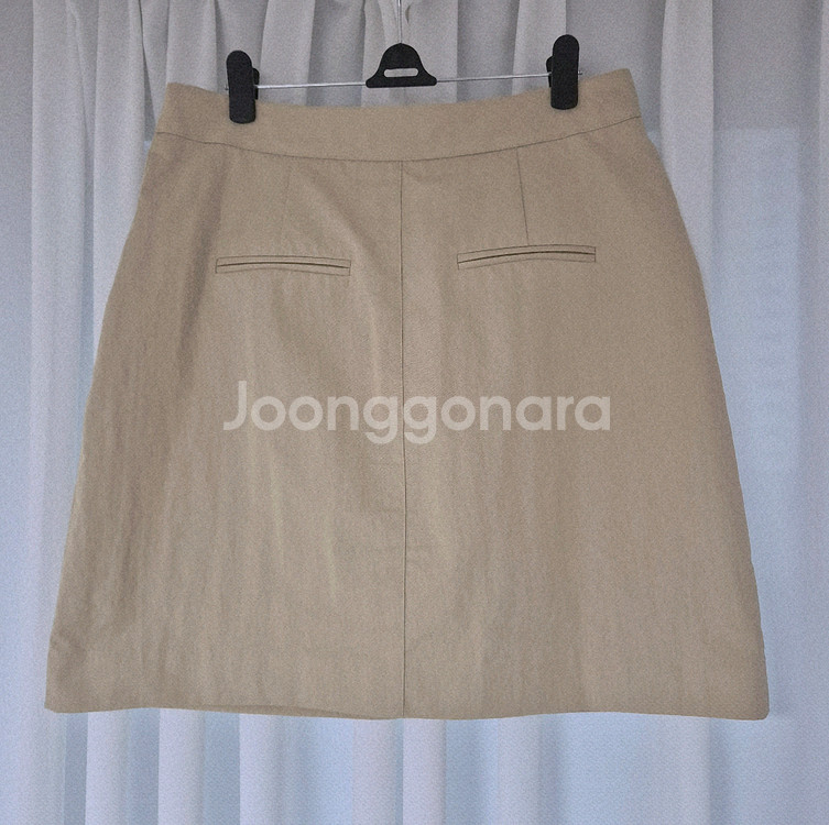 [M]망고매니플리즈 핀턱 스커트 베이지 면스커트 핀턱 스커트 베이지--1