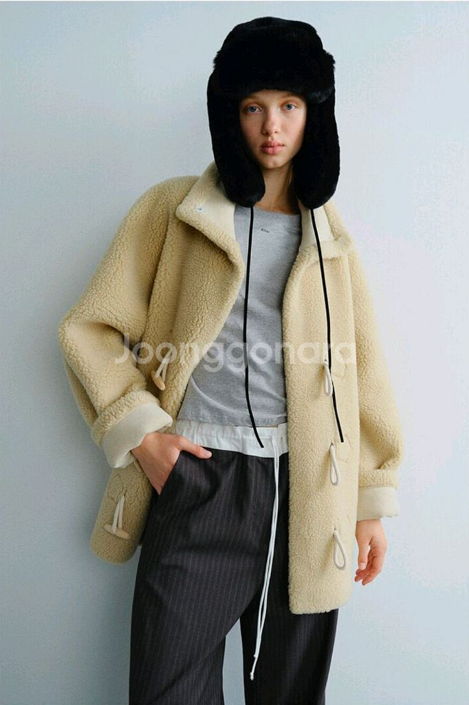 엔오르 리버서블 무스탕 뽀글이--1