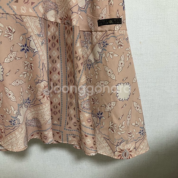 써스데이아일랜드 패턴 롱 원피스--3