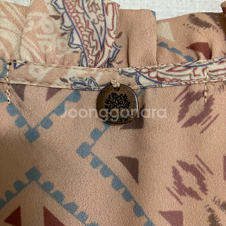 써스데이아일랜드 패턴 롱 원피스--5