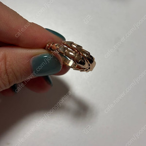 [신품급풀세트] 불가리 세르펜티 바이퍼링 로즈골드 XL