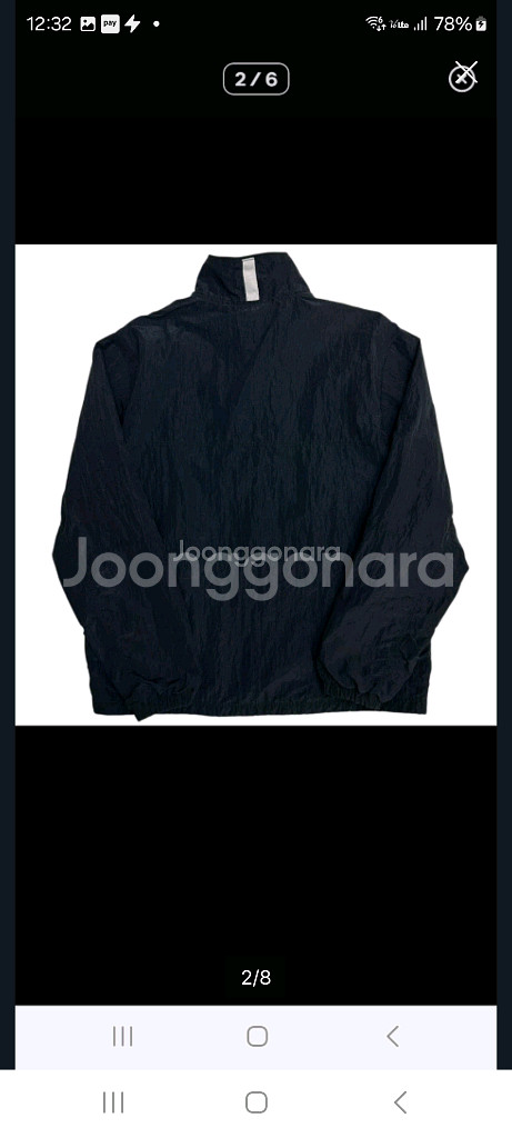 나이키 빅로고 바람막이 자켓. L--6