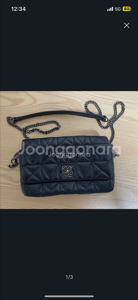 루이까또즈 퀼팅 체인 크로스백--0