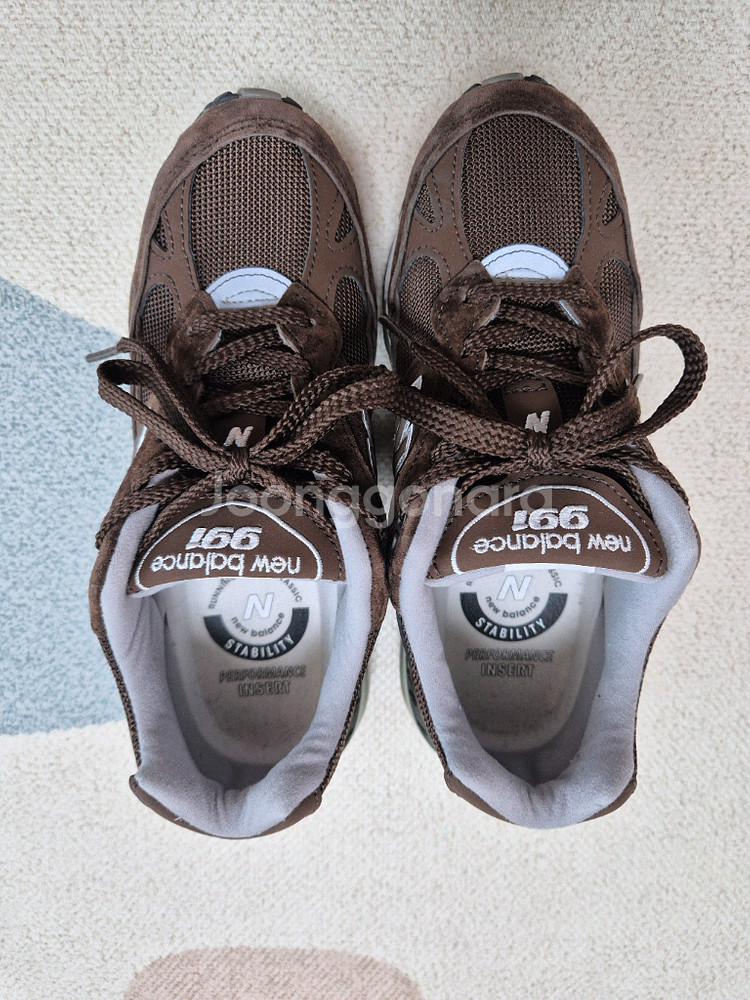 뉴발란스 991 메이드 인 UK 모카 브라운 (W991BGW) 230--3