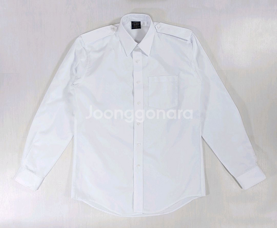 미해군 화이트 셔츠 15-34--9