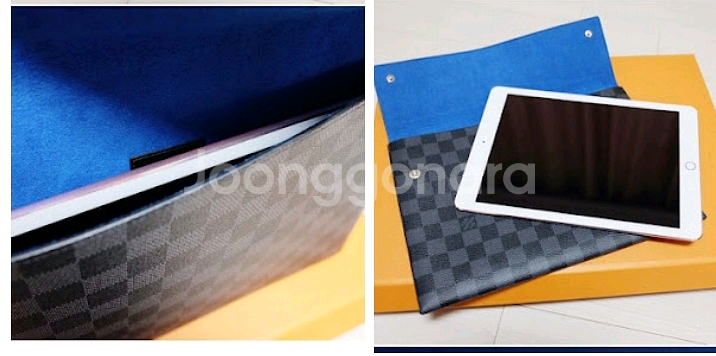 루이비통백 다미에 그라파이트 클러치백 2종세트 정품--5