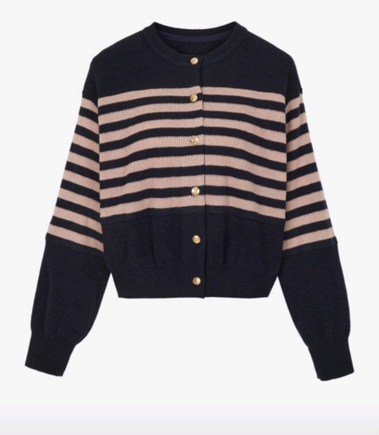 SJSJ 스트라이프 가디건 76--1