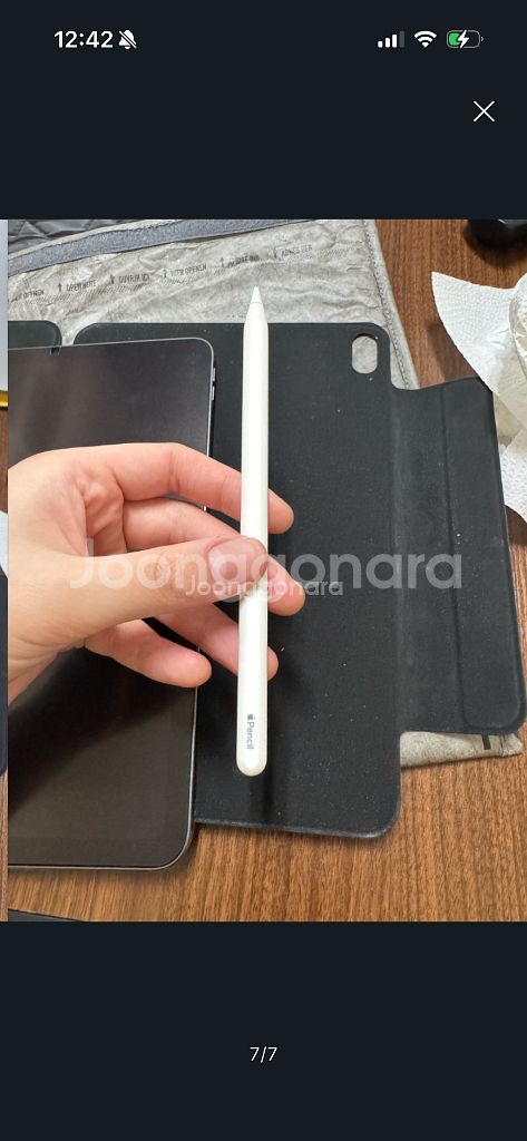 아이패드에어 5세대 64GB + 애플펜슬2세대/충전기/케이스/거치대--6